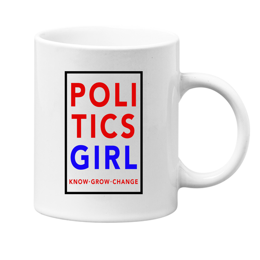 PoliticsGirl Double-Sided Logo Mug