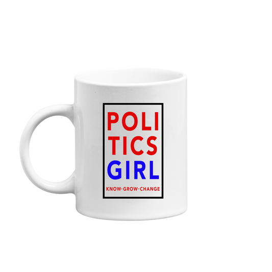 PoliticsGirl Double-Sided Logo Mug