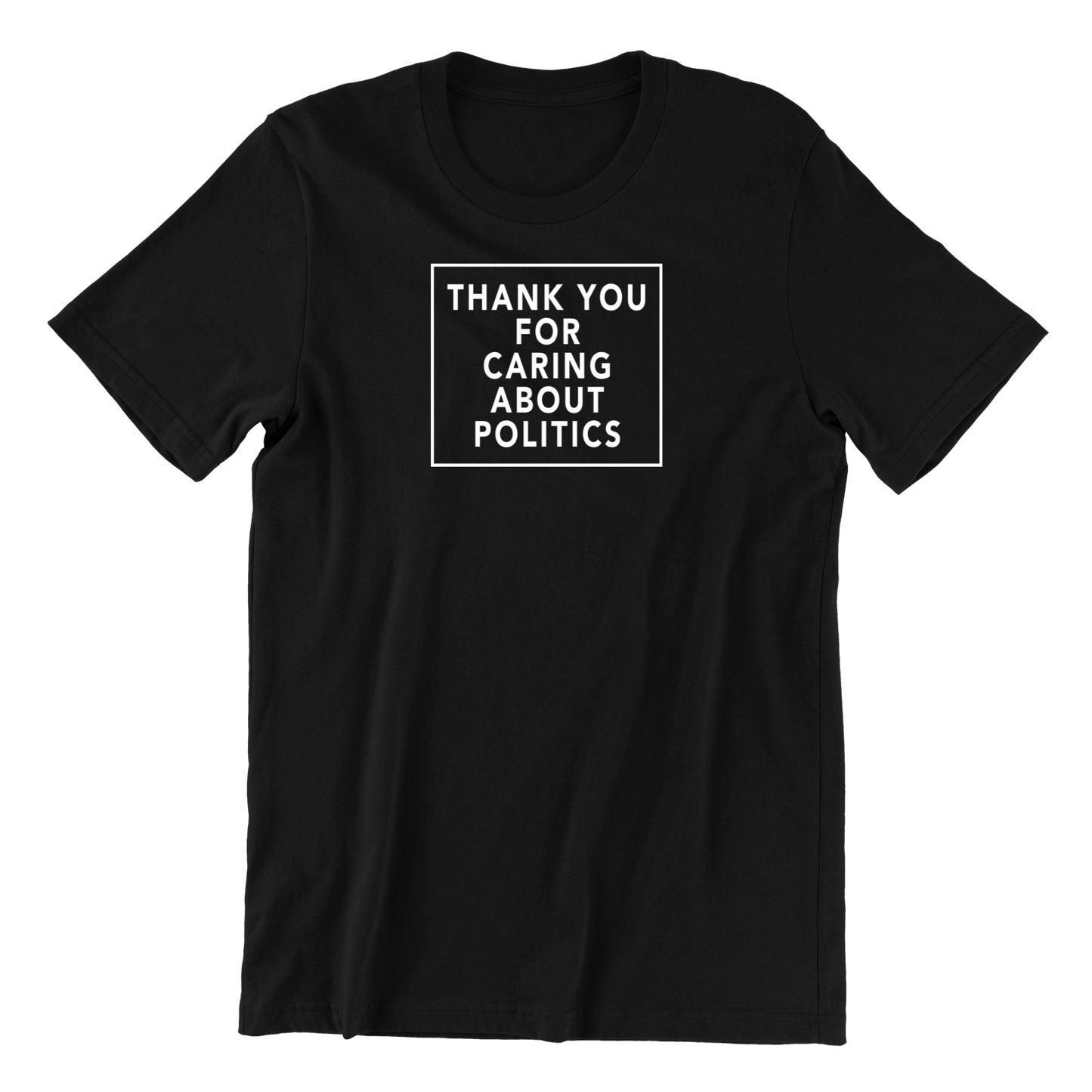 Thank You for Caring About Politics T-shirt